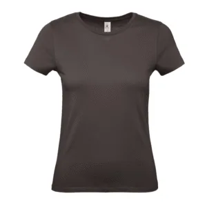 T-shirt femme col rond 145 g/m² personnalisable - Bear Brown