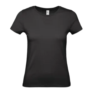T-shirt femme col rond 145 g/m² personnalisable - Black