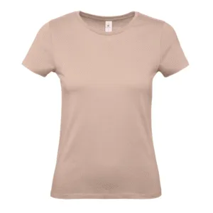 T-shirt femme col rond 145 g/m² personnalisable - Millennial Pink