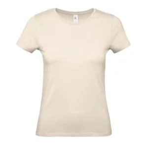 T-shirt femme col rond 145 g/m² personnalisable - Natural