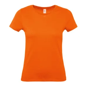 T-shirt femme col rond 145 g/m² personnalisable - Orange