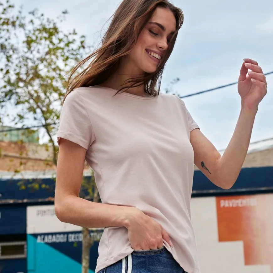T-shirt femme col rond 145 g/m² personnalisable - vue 2