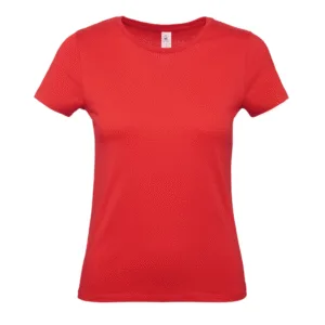 T-shirt femme col rond 145 g/m² personnalisable - Red