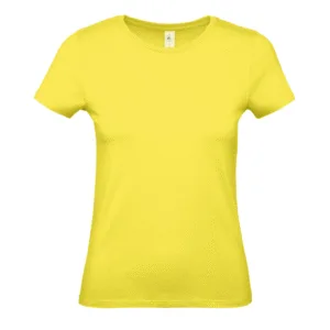 T-shirt femme col rond 145 g/m² personnalisable - Solar Yellow