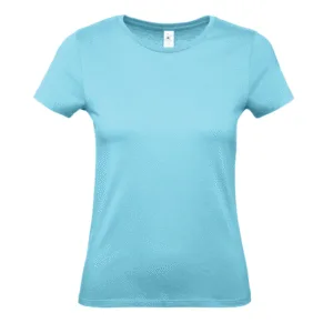 T-shirt femme col rond 145 g/m² personnalisable - Turquoise