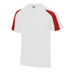 Arctic White / Fire Red