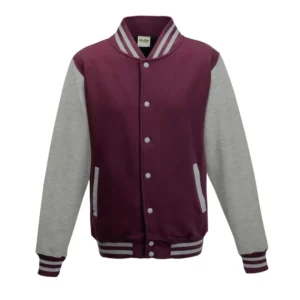 Burgundy/Heather Grey