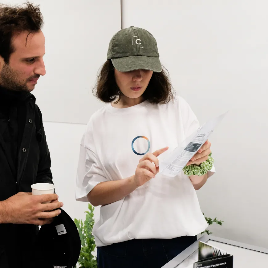 T-shirt oversize réalisé pour un événement Cuure.