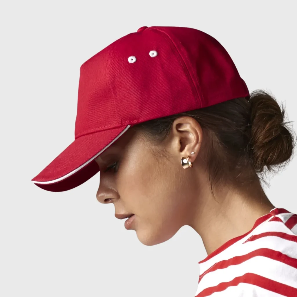 Casquette 5 pans coton drill bi-ton BEECHFIELD BF15C - face