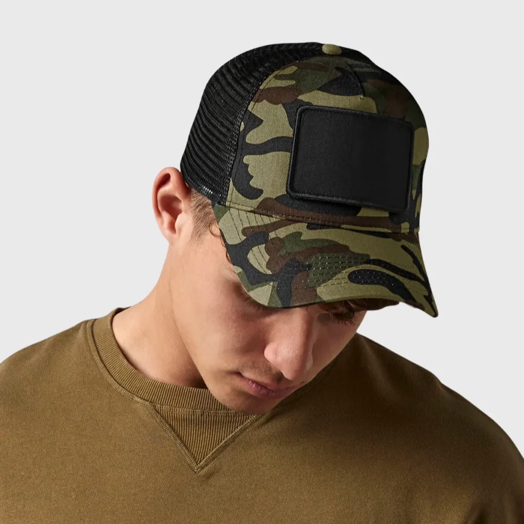 Casquette trucker filet snapback BEECHFIELD BC641 - face