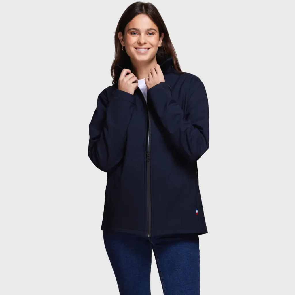 Veste softshell femme Made in France MUSTAGHATA SALEVE - face