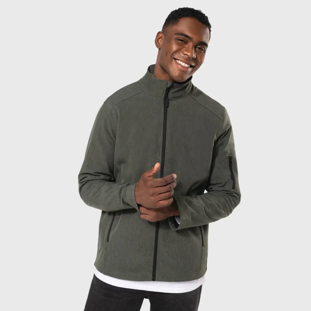 Veste softshell homme KARIBAN K401 face