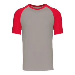 Light Grey/Red