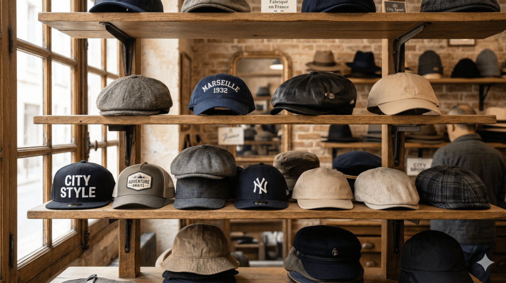 Les différents types de casquettes