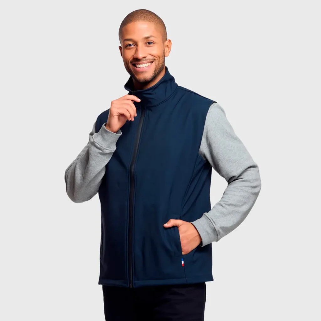 Bodywarmer softshell homme Made in France — MUSTAGHATA SEMNOZ
