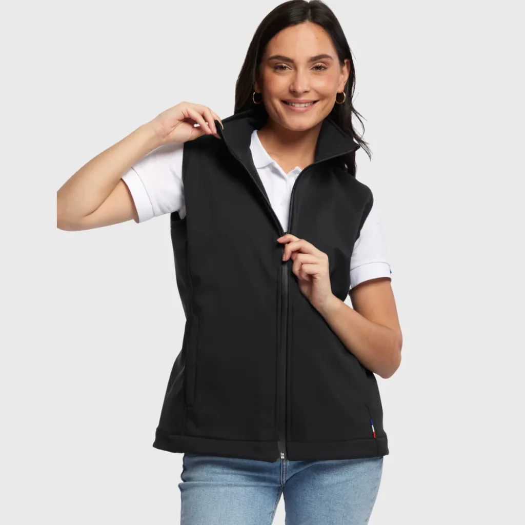 Bodywarmer softshell femme Made in France — MUSTAGHATA VERCORS