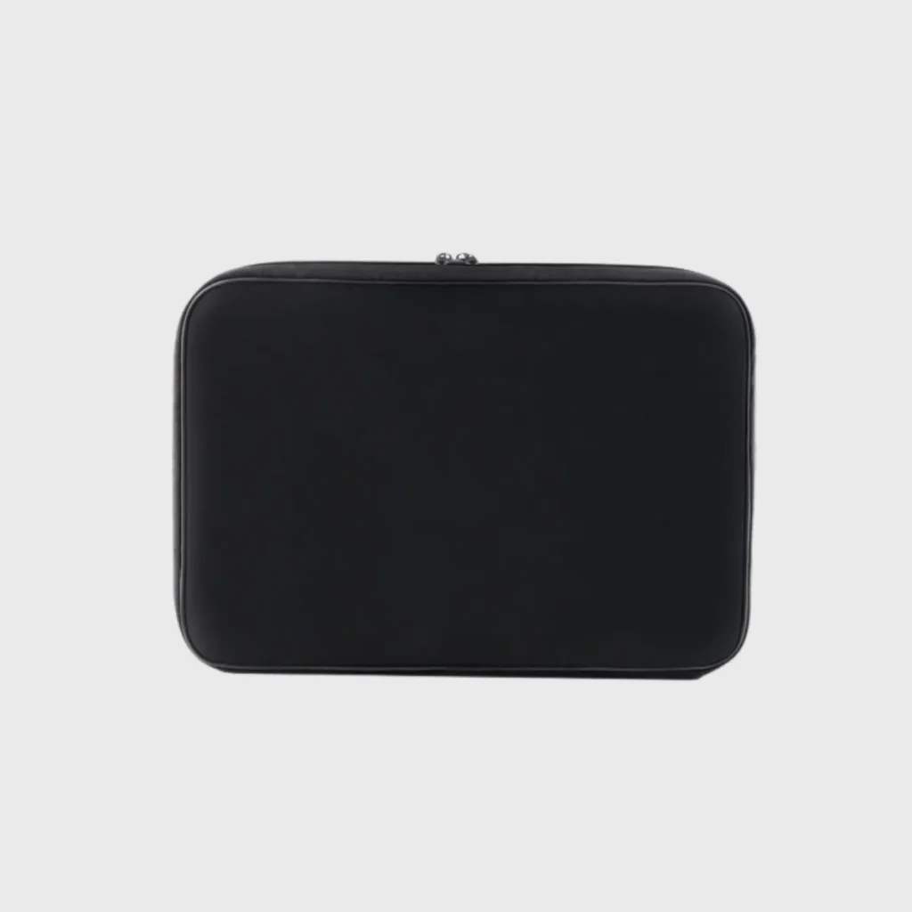 Pochette ordinateur portable rembourrée polyester - coloris Noir