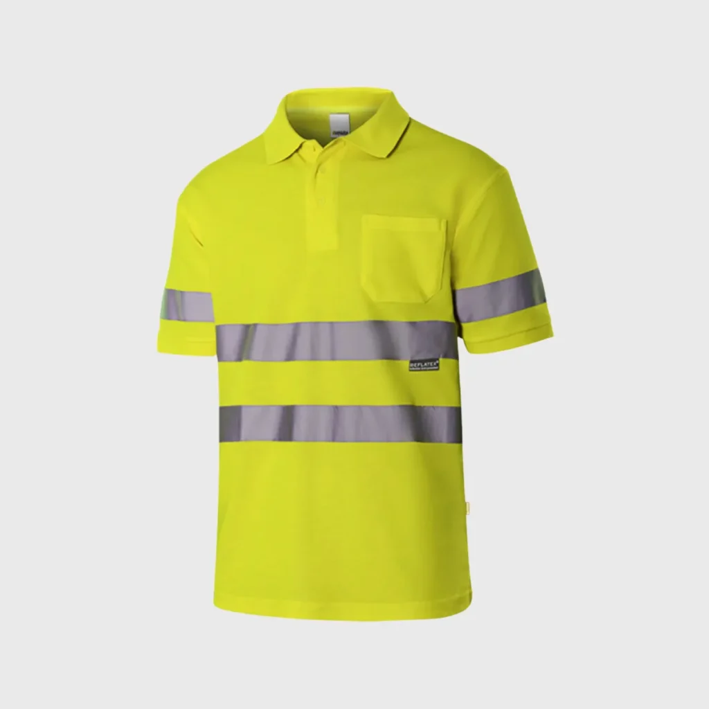 Polo haute visibilité coton/polyester 150 g/m² — VELILLA