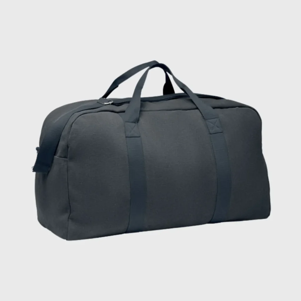 Sac de voyage coton recyclé Duffas 450 g/m²
