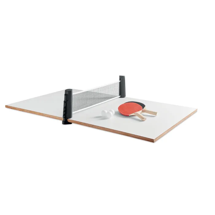 Set de ping pong en bois avec pochette RPET