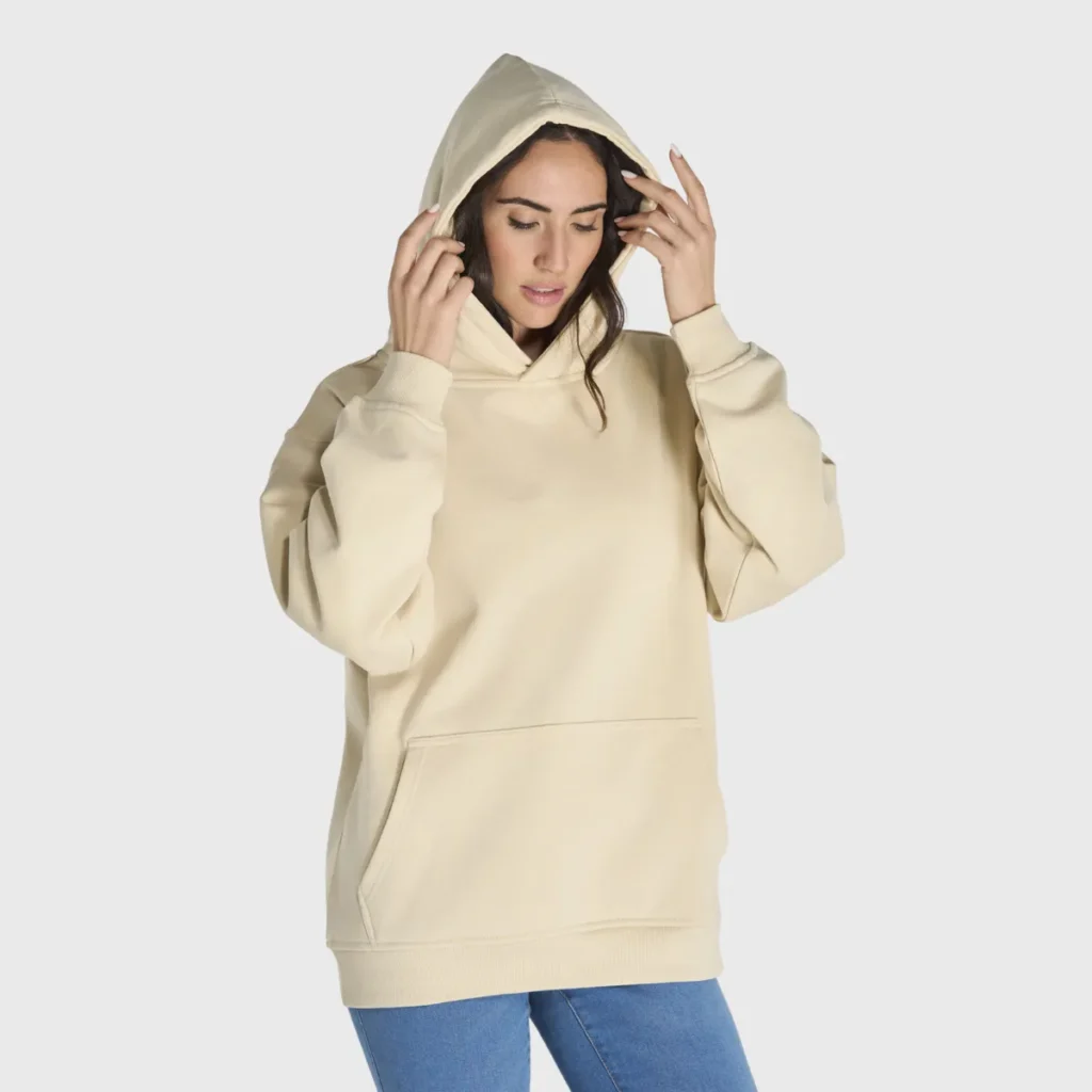 Sweat kangourou oversize 320 g polyester recyclé — JHK