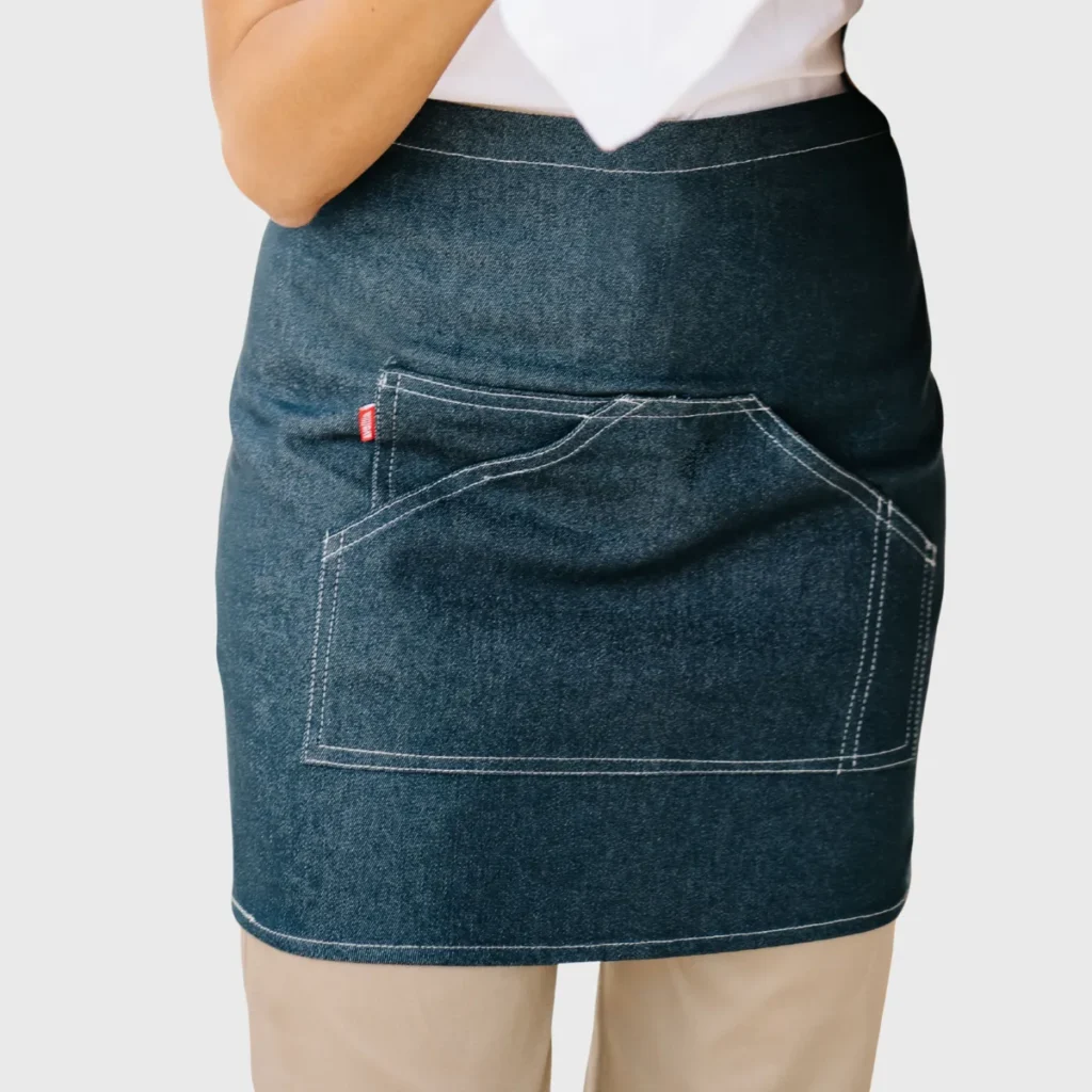 Tablier denim court professionnel — VELILLA