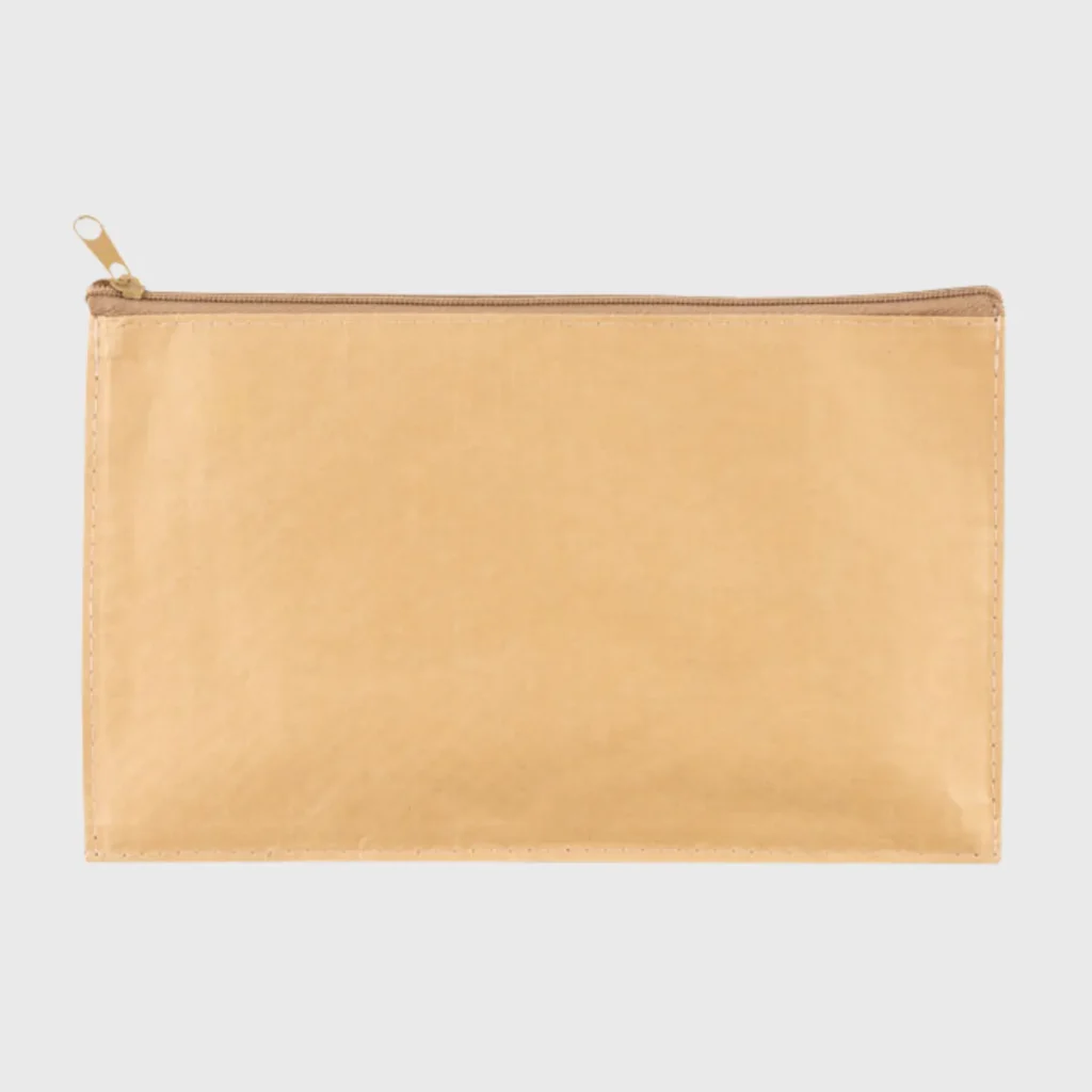 Trousse rangement écriture polyester - coloris Beige