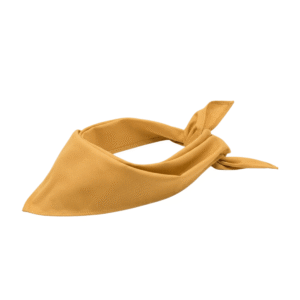 Bandana multifonctions triangle polyester coton - Jaune