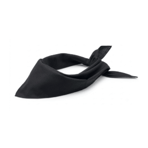 Bandana multifonctions triangle polyester coton - Noir