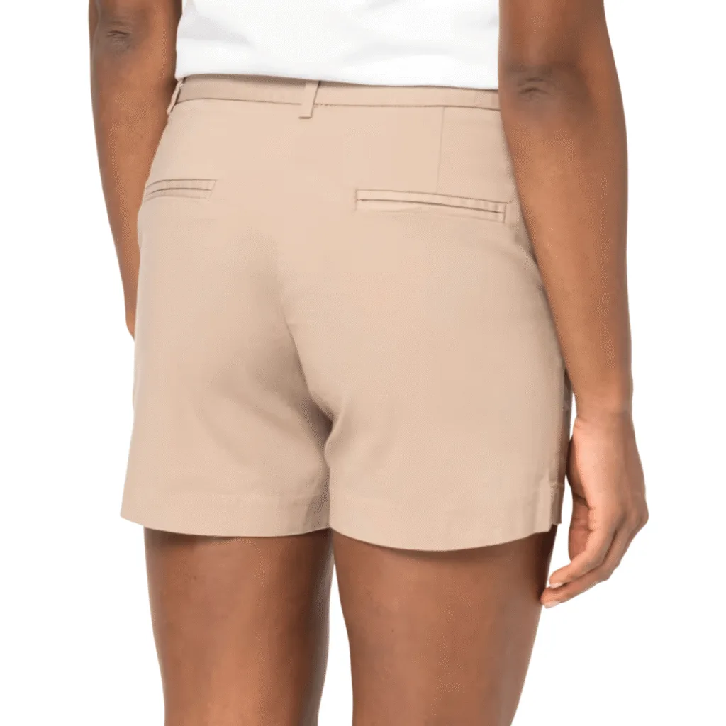 Bermuda chino écoresponsable femme coton bio 200 g/m² — Native Spirit NS739 - vue 1