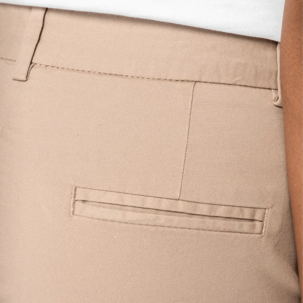 Bermuda chino écoresponsable femme coton bio 200 g/m² — Native Spirit NS739 - vue 3