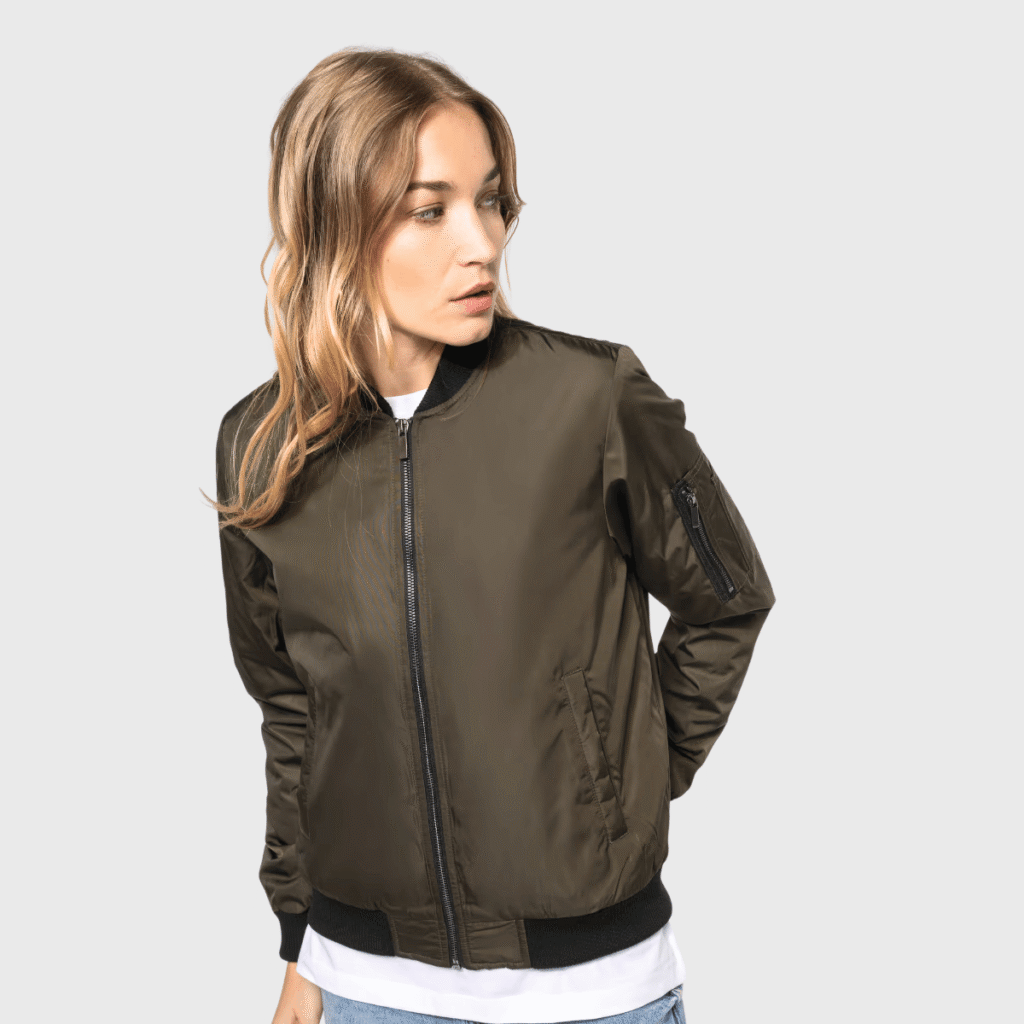 Blouson bomber femme polyester matelassé — Kariban K6123