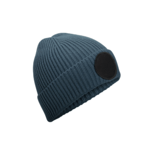 Bonnet à patch rond recyclé — Beechfield BF332R - Airforce Blue/Black