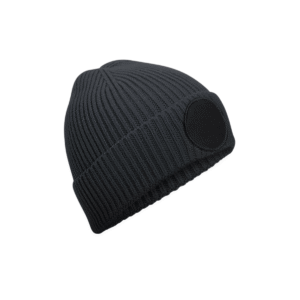 Bonnet à patch rond recyclé — Beechfield BF332R - Graphite Grey/Black