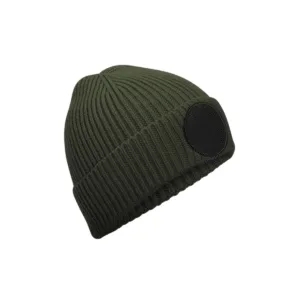 Bonnet à patch rond recyclé — Beechfield BF332R - Black