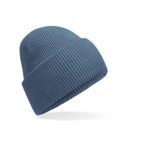 Bonnet à large revers recyclé — Beechfield BF385R - Airforce Blue