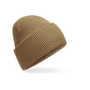 Bonnet à large revers recyclé — Beechfield BF385R - Biscuit