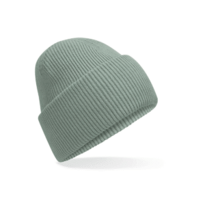 Bonnet à large revers recyclé — Beechfield BF385R - Dusty Green