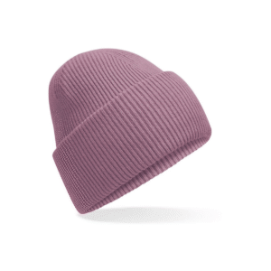Bonnet à large revers recyclé — Beechfield BF385R - Dusty Purple