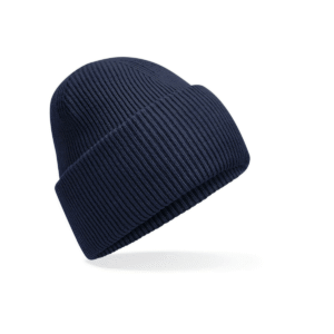 Bonnet à large revers recyclé — Beechfield BF385R - French Navy
