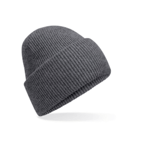 Bonnet à large revers recyclé — Beechfield BF385R - Granite