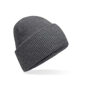 Bonnet à large revers recyclé — Beechfield BF385R - Granite