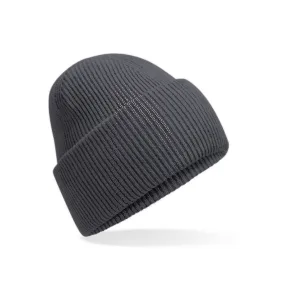 Bonnet à large revers recyclé — Beechfield BF385R - Graphite Grey