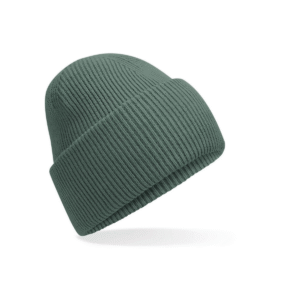Bonnet à large revers recyclé — Beechfield BF385R - Marine Green