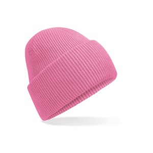 Bonnet à large revers recyclé — Beechfield BF385R - Rose