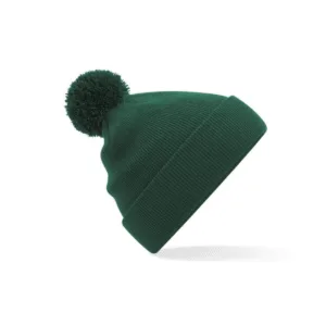 Bonnet pompon enfant acrylique 340 g/m² — Beechfield BF426B - Bottle Green