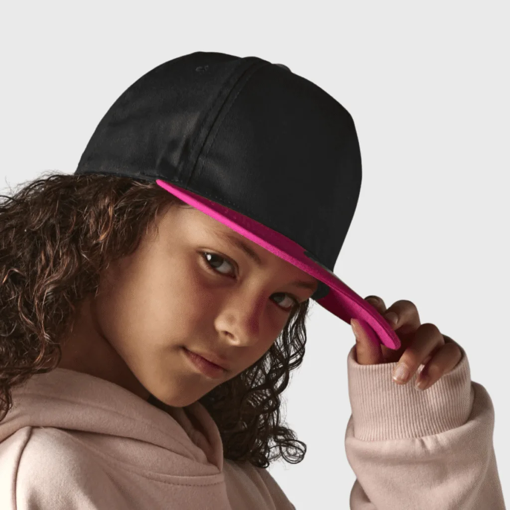 Casquette snapback enfant 5 panneaux coton 190 g/m² — Beechfield BF615