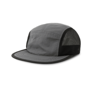 Casquette ventilée 5 panneaux recyclée 120 g — Atlantis AT285 - Dark Grey