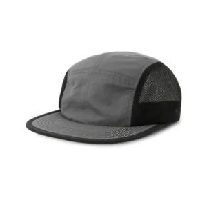 Casquette ventilée 5 panneaux recyclée 120 g — Atlantis AT285 - Dark Grey