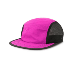 Casquette ventilée 5 panneaux recyclée 120 g — Atlantis AT285 - Fluo Fuchsia